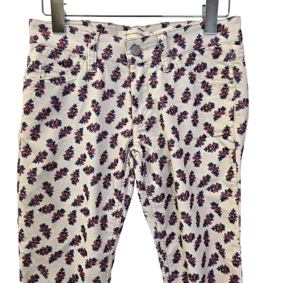 NWT Isabel Marant Etoile Floral Micro-Corduroy Slim Pants Size 36/US 4 - Picture 5 of 7